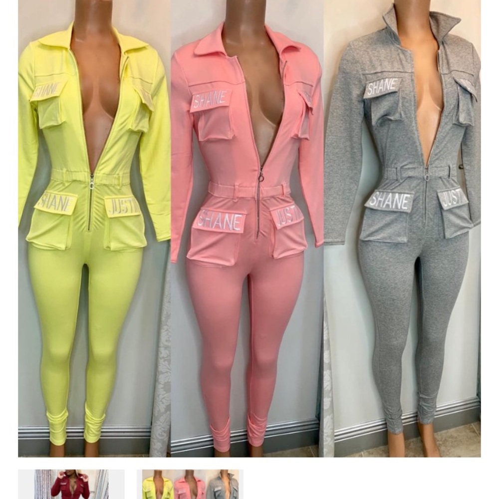 Shane Justin jumpsuit (PINK)